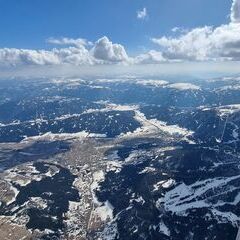 Flugwegposition um 12:52:17: Aufgenommen in der Nähe von Gemeinde Göriach, 5574, Österreich in 3626 Meter